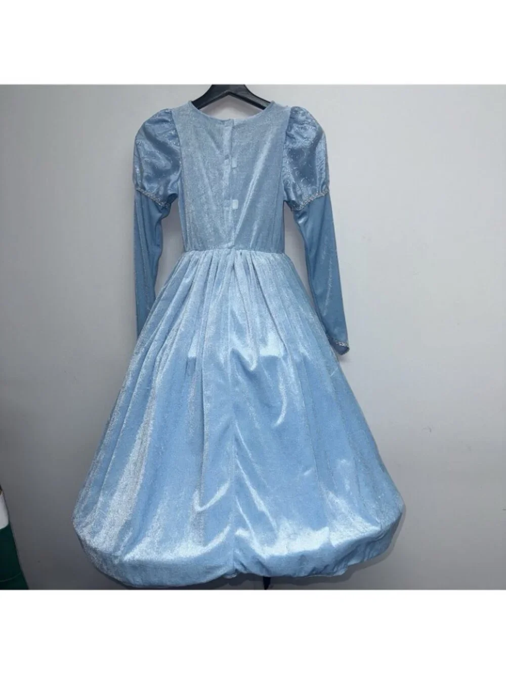 Princess Dress Up Girls Size M 7 8 Cinderella Blue Halloween Costume Cosplay